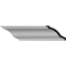 Ekena Millwork SAMPLE - 2 1/8"H x 5 3/8"P x 5 5/8"F x 12"L Foster Smooth Crown Moulding SAMPLE-MLD02X05X05FO - alternate 1
